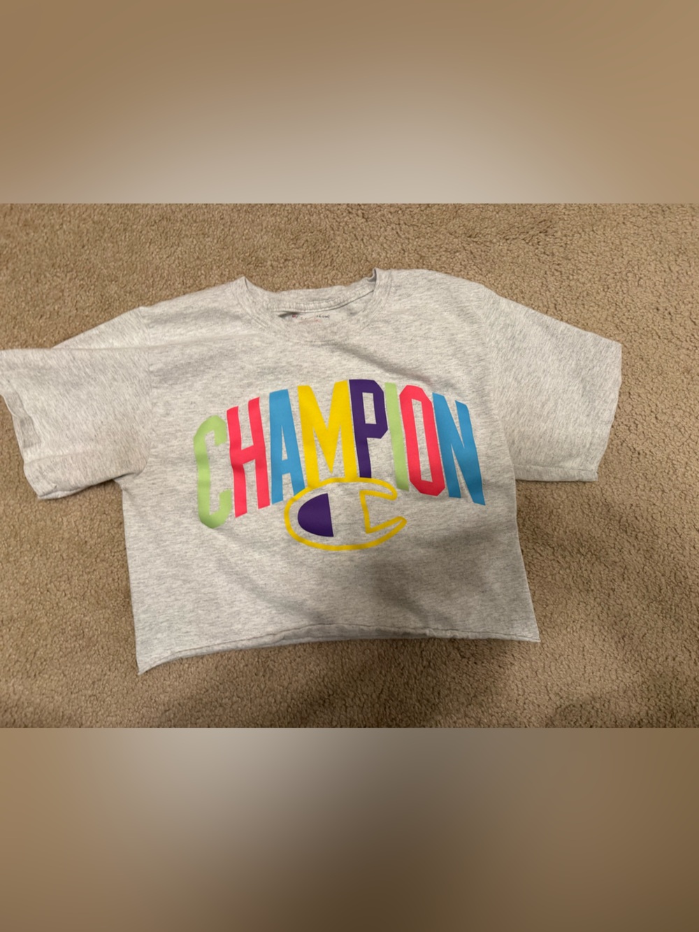 Cropped Champion T shirt